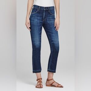 Citizens Of Humanity Drew Crop Flare premium vintage denim jeans. Size 26.